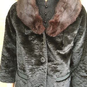 Vintage 1960's 3/4 sleeve cropped evening jacket